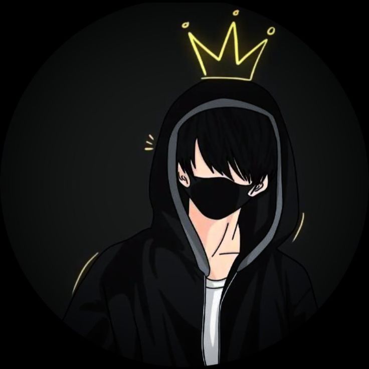 Avatar vô danh cute có vương miện